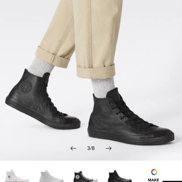 leather womens converse sneakers